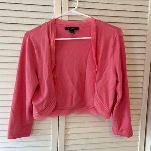 White House Black Market Pink Cardigan